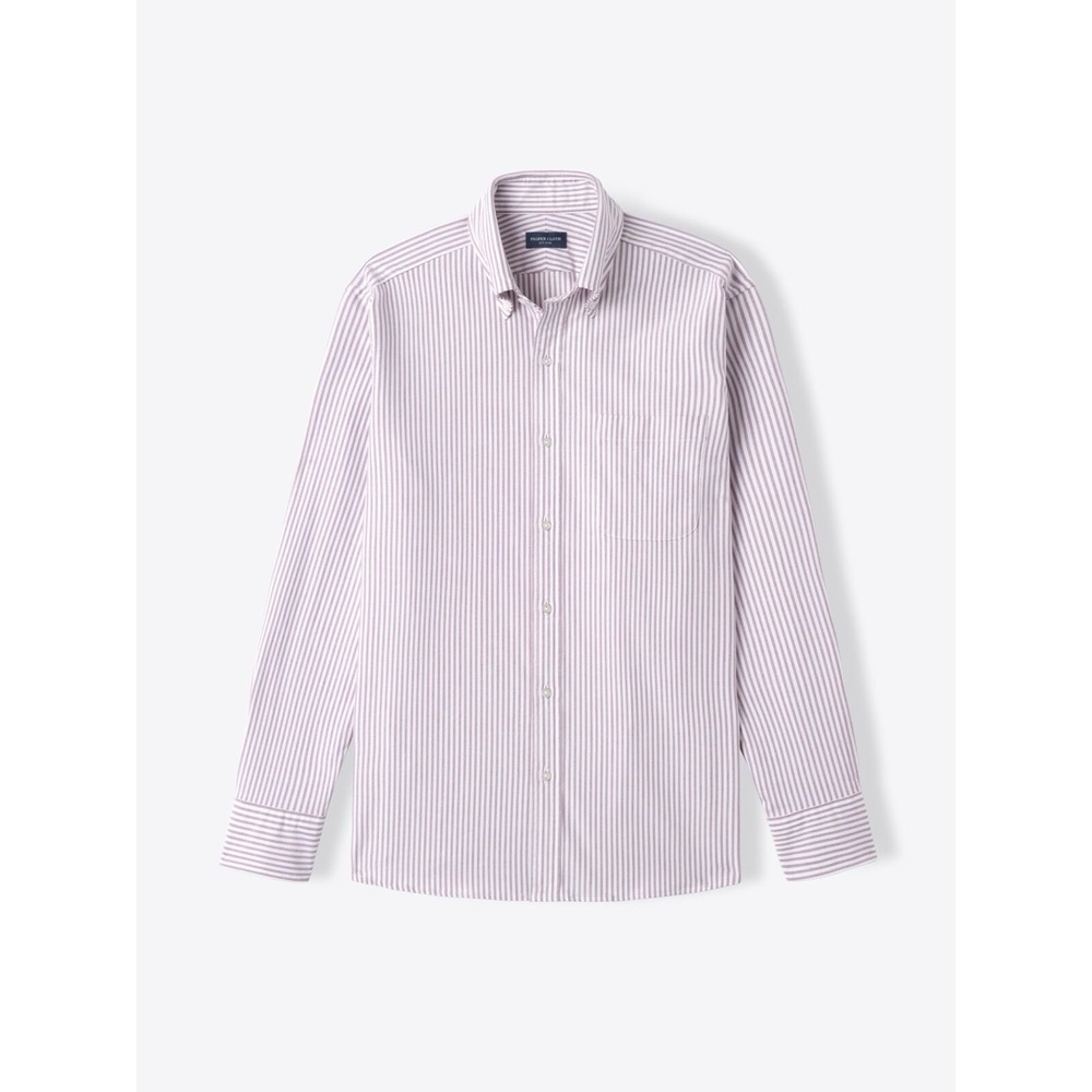 Proper Cloth Thomas Madon Red Stripe Premium Oxford Cloth Small Extra Slim‎ 15.2